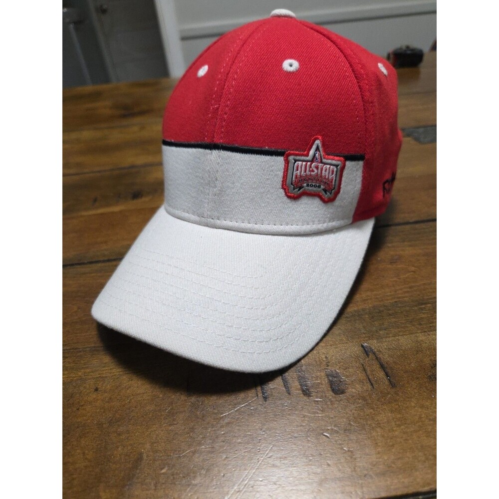 Houston Rockets 2006 NBA All Star Game Reebok Flex Fitted OSFA Hat Cap Red White